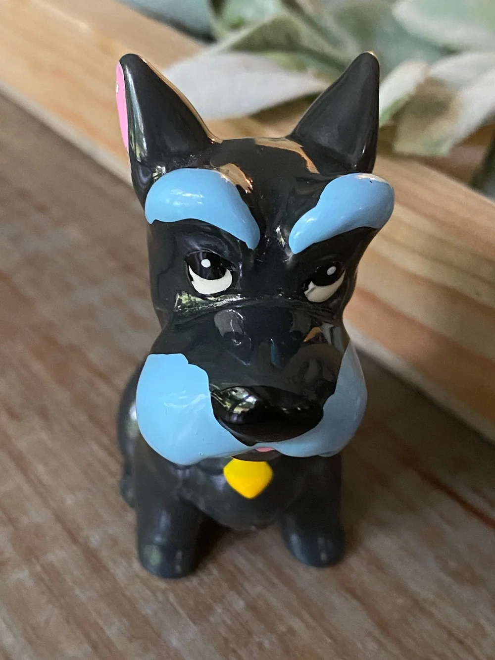 RARE Vtg Disney Japan Lady And The Tramp Jock Ceramic Porcelain Figurine 3.5
